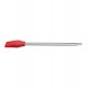 Pincel De Silicone 25,5cm Vermelho Com Cabo Inox Mimo Style